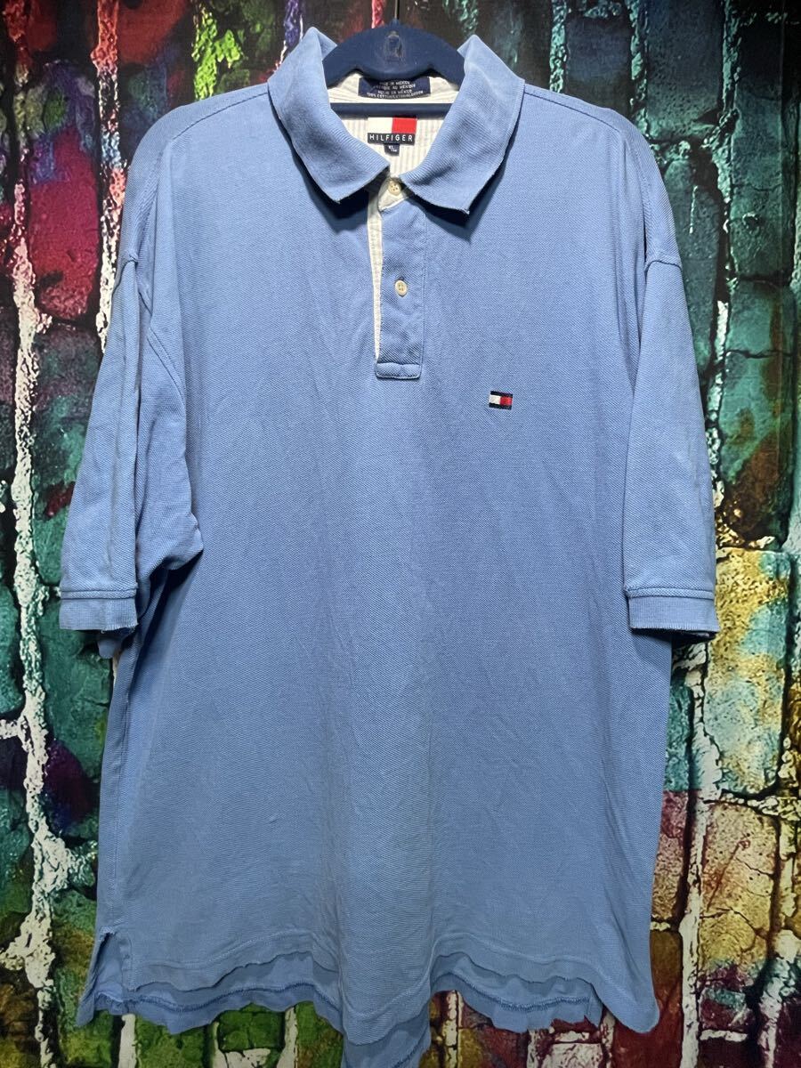 TOMMY HILFIGER トミーヒルフィガー ポロシャツ size XL拍卖