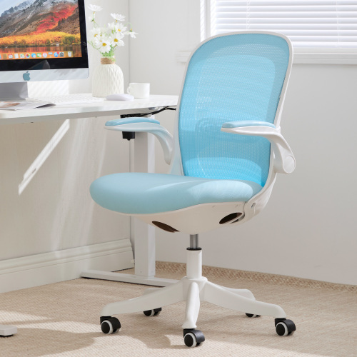 オフィスチェア デスクチェア 椅子 ゲーミングチェア ゲームチェア パソコンチェア おしゃれ 通気性メッシュ 腰サポート ブルー KU714拍卖