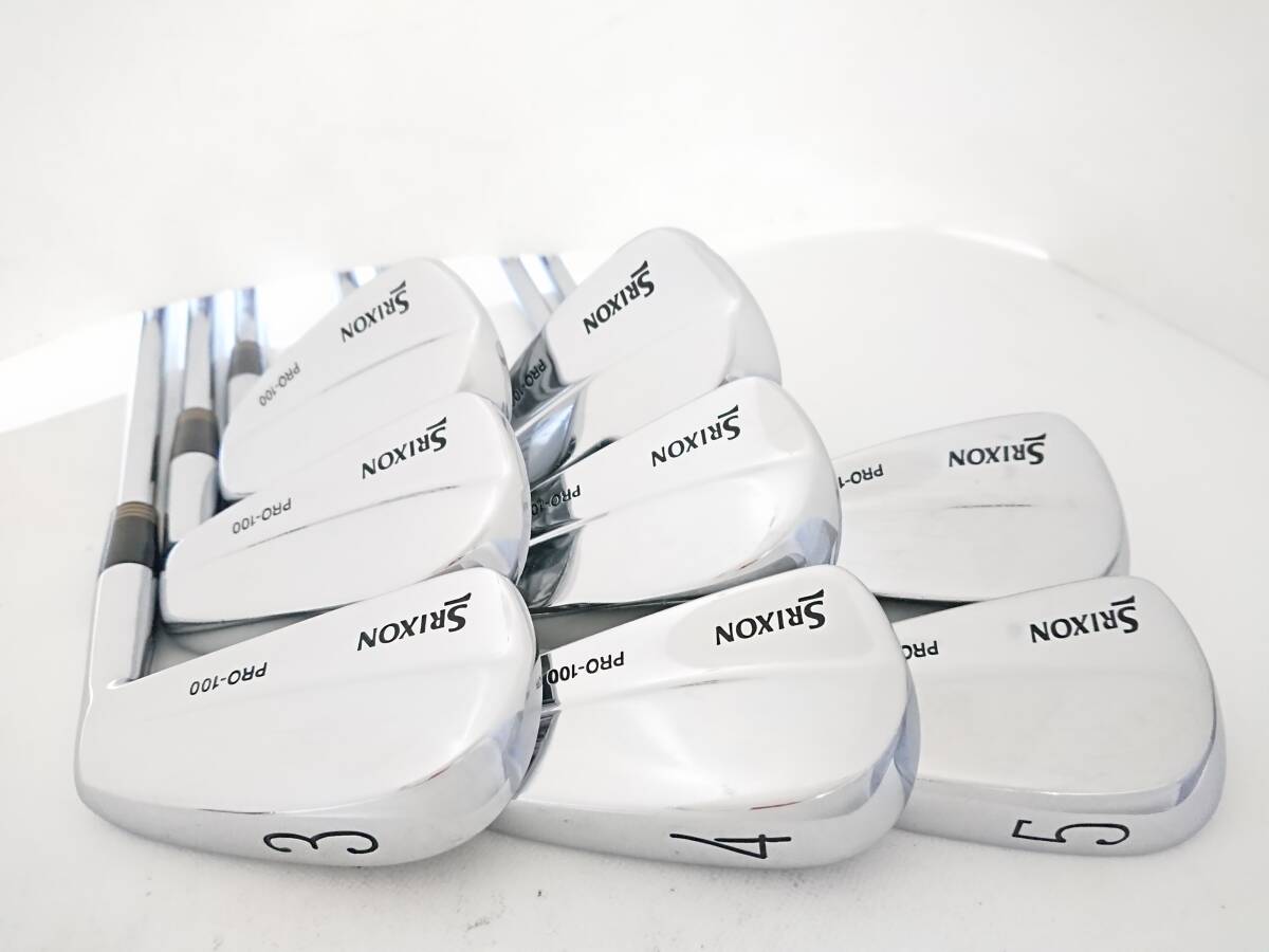 貴重な美品・幻のマッスル !!!◆◆ 最高傑作 スリクソン SRIXON PRO-100 FORGED ◆◆豪華8本組!!!拍卖