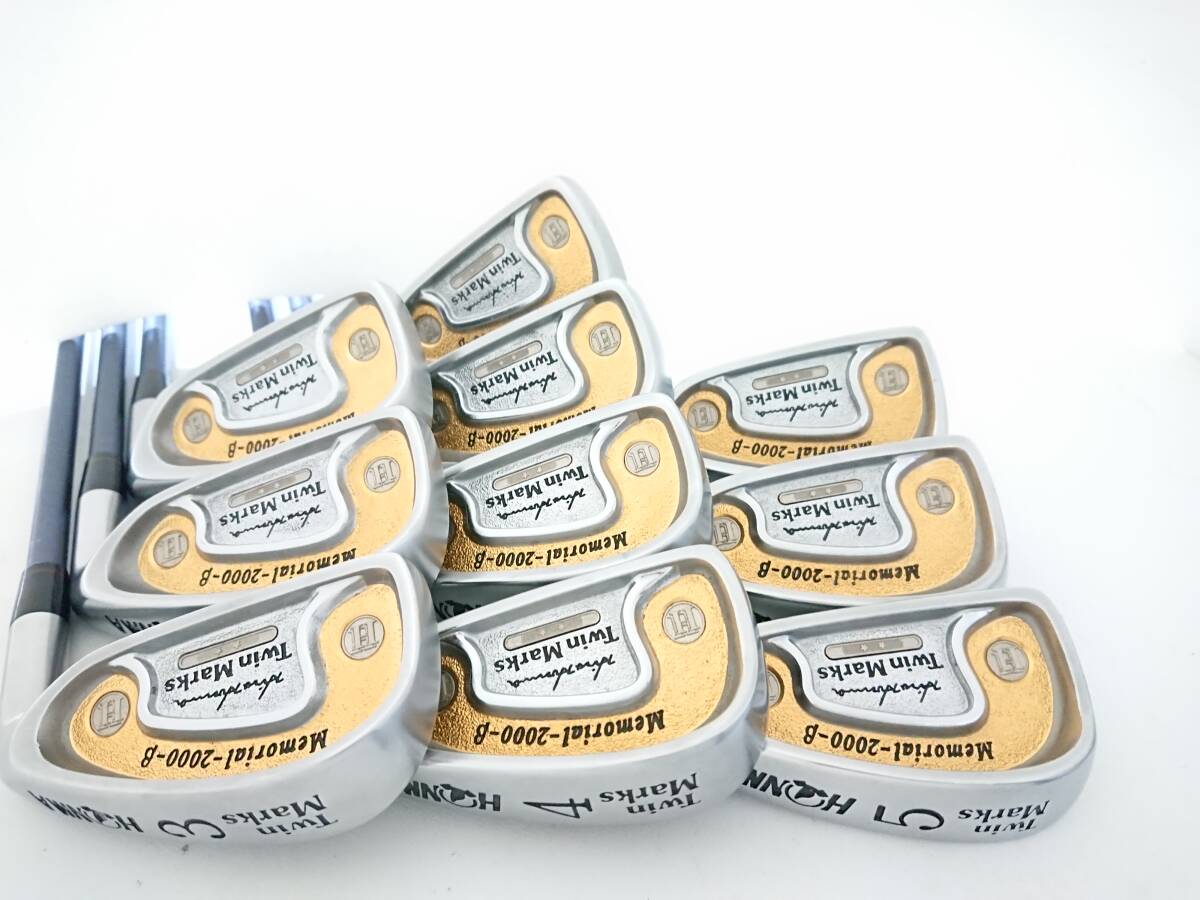 本間ゴルフ◆◆ 超高級 Twin Marks 2000β GOLD 金メダル 2星 奇跡の美品!!! ◆◆豪華10本組!!!拍卖