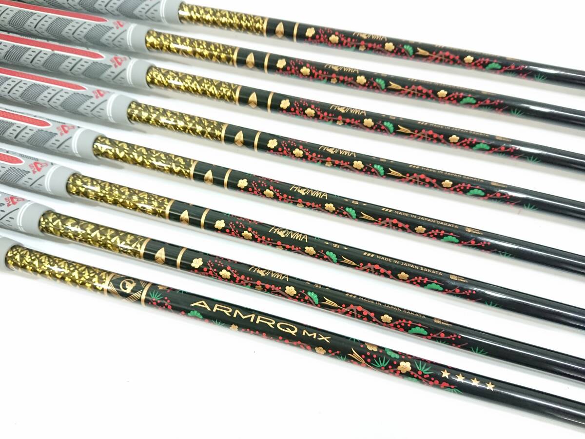 本間ゴルフ◆◆ 最高峰 BERES AIZU 4S ARMRQ ホンマ ベレス 会津 純金 K24 金 GOLD 4星★★★★ 日本製 奇跡の美品!!! ◆◆超豪華8本組!!!拍卖