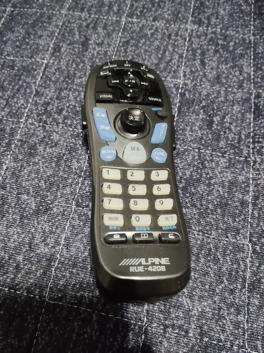 アルパイン ALPINE リモコン RUE-4208拍卖
