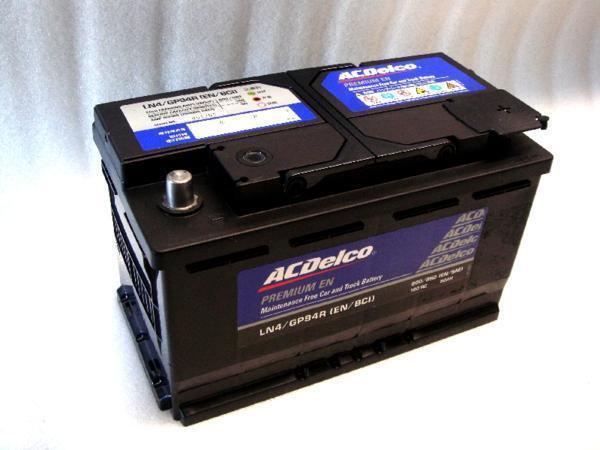 送料無料 (沖縄・離島除く) デルコ製 バッテリー LN4(GP94R) キャデラック エスカレード DTS シボレー カマロ拍卖