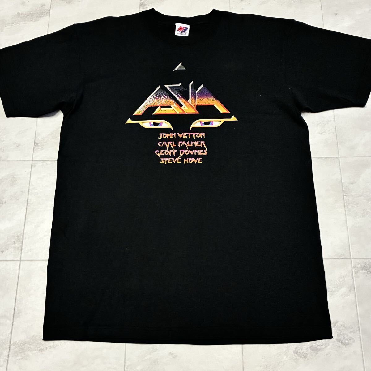 00s ASIA エイジア Japan Tour 2008 JOHN WETTON CARL PALMER GEOFF DOWNES STEVE HOWE ロック バンド 半袖Tシャツ拍卖