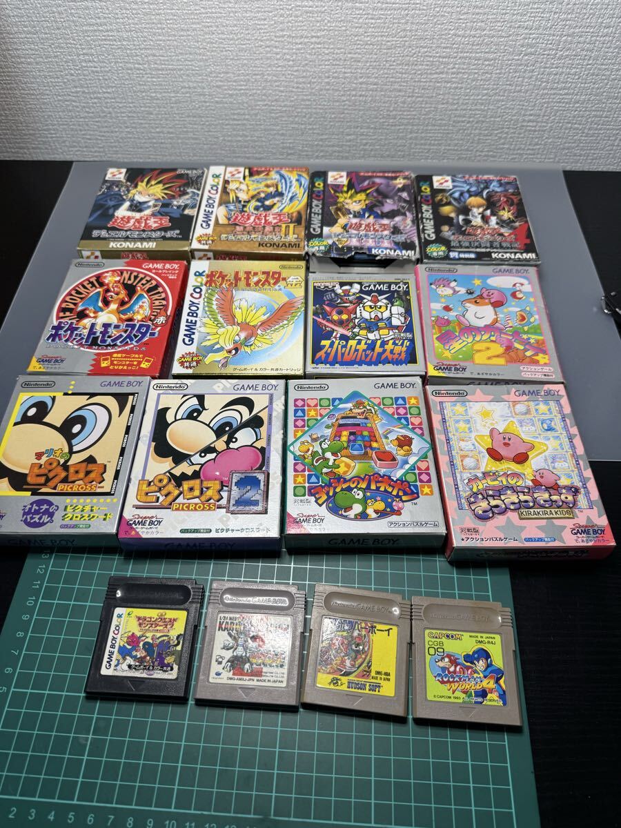 Nintendo ゲームボーイ ゲームボーイ カラー ソフト カセット 16点セット 現状品 拍卖