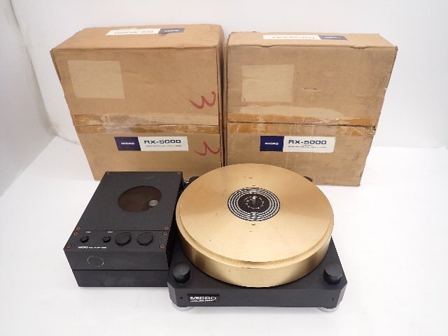 MICRO マイクロ 糸ドライブ式ターンテーブルユニット/モーターユニット RX-5000/RY-5500 ∽ 73C59-7拍卖