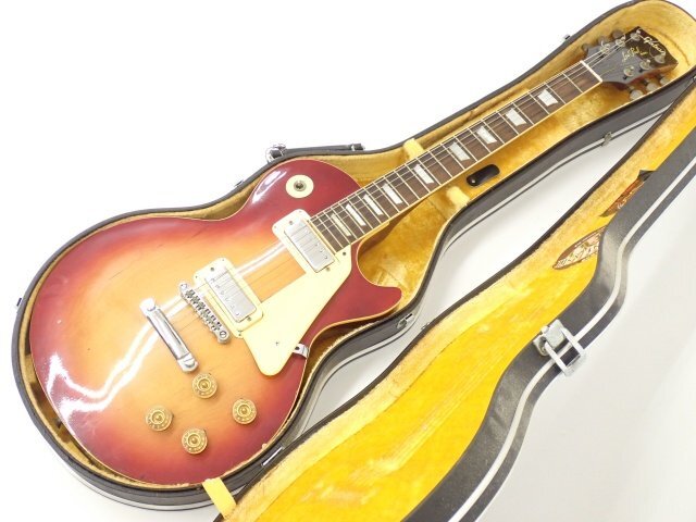 【希少】Gaban/ギャバン エレキギター レスポールタイプ Les Paul Deluxe MODEL ハードケース付 ◆ 73F06-1拍卖