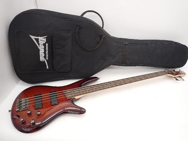 【良品】IBANEZ アイバニーズ エレキベース SR400FM ソフトケース付 配送/来店引取可 ∽ 73EDB-9拍卖