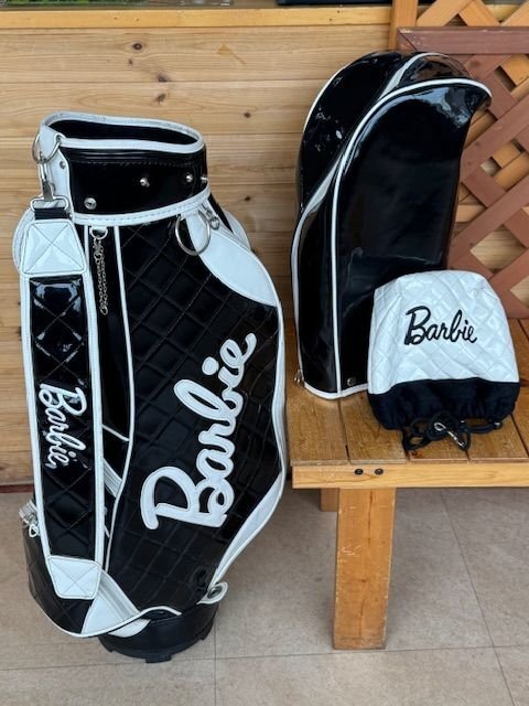 4卍1946 注目!【PEARLY GATES パーリーゲイツ】キャディバッグ バービー Barbie 約8.5型 中古《美しが丘店・店頭引渡し可》拍卖