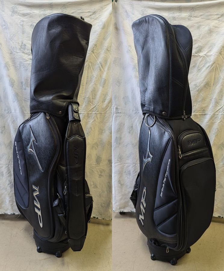 2△1-1484【MIZUNO】ミズノ MPシリーズ/キャディバッグ/3点式 /9.5インチ/店頭引渡OK!/札幌市/伏見店拍卖