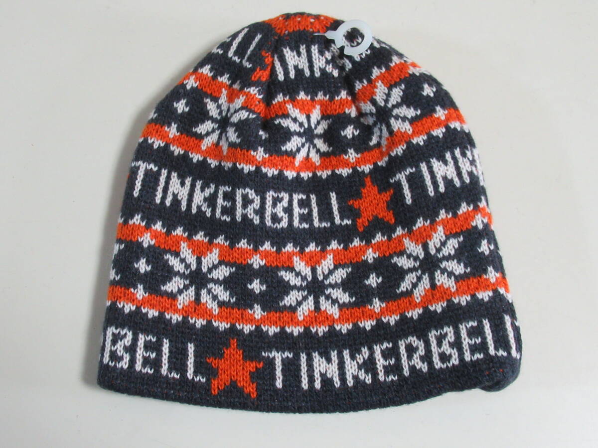 R7 09★ティンカーベル ニット帽 帽子 サイズS(50~52㎝) ベビー子供用 キッズ 家庭保管品拍卖