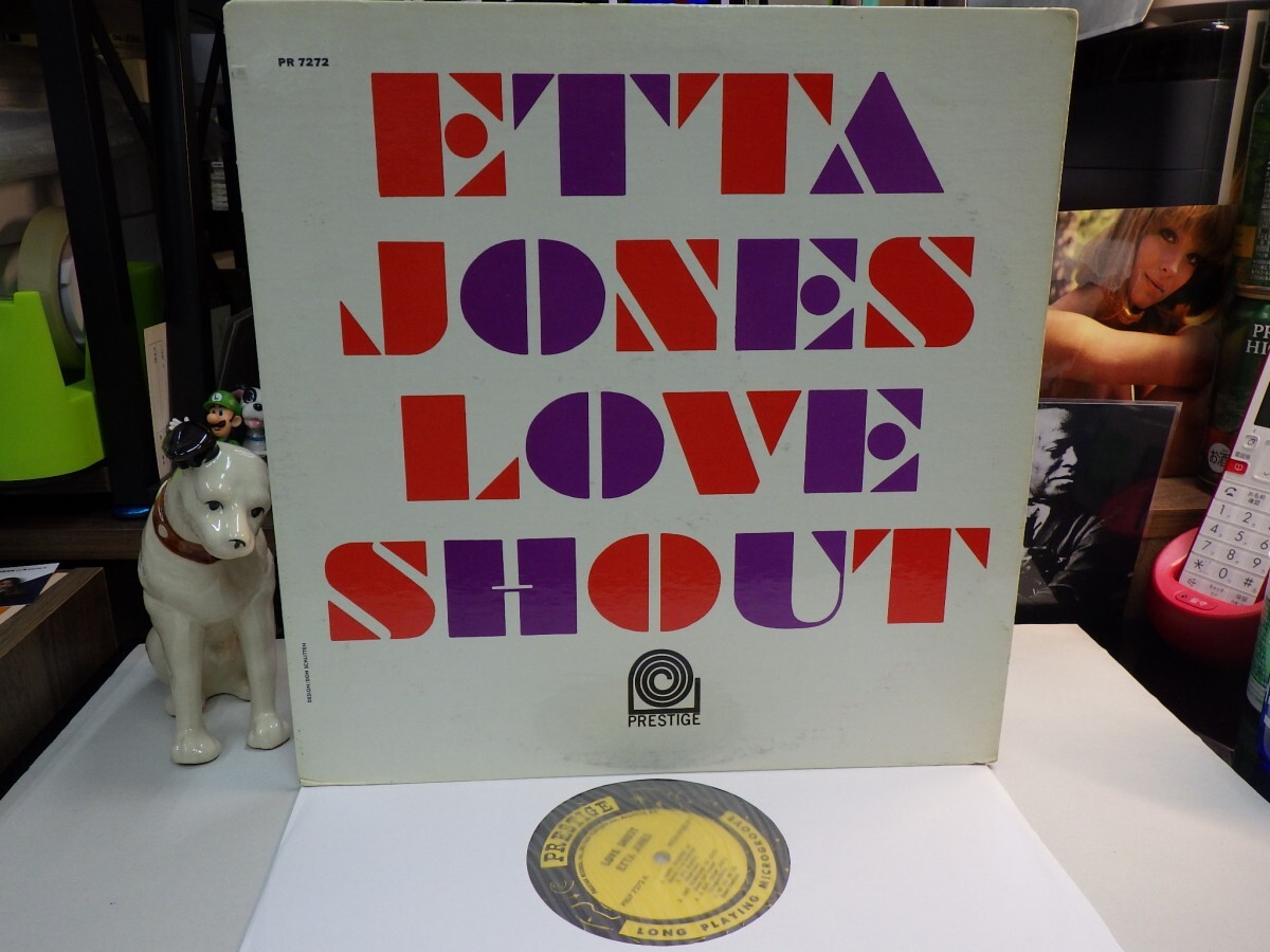 zk5|【LP, PRLP7272, US-ORIGINAL, 黄NJ, VAN GELDER刻印, COAT】ETTA JONES, KENNY BURRELL - LOVE SHOUT|エタジェームズ拍卖