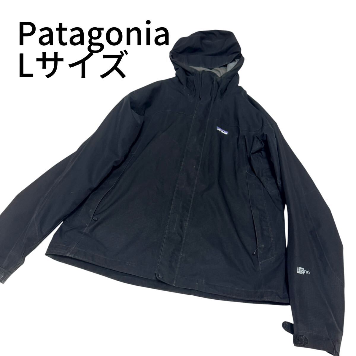Patagonia パタゴニア ストームジャケット マウンテンパーカー h2no ブラック Lナイロンジャケットシェルジャケット ブラック 拍卖