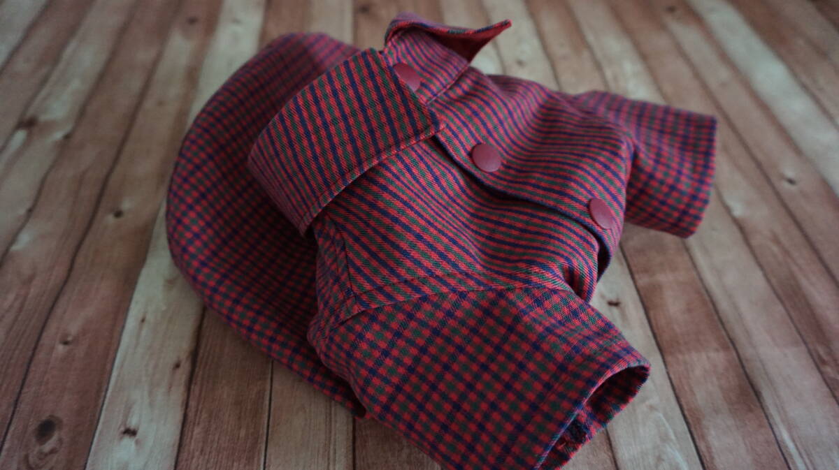 犬服 ギンガムチェック柄 シャツ 拍卖