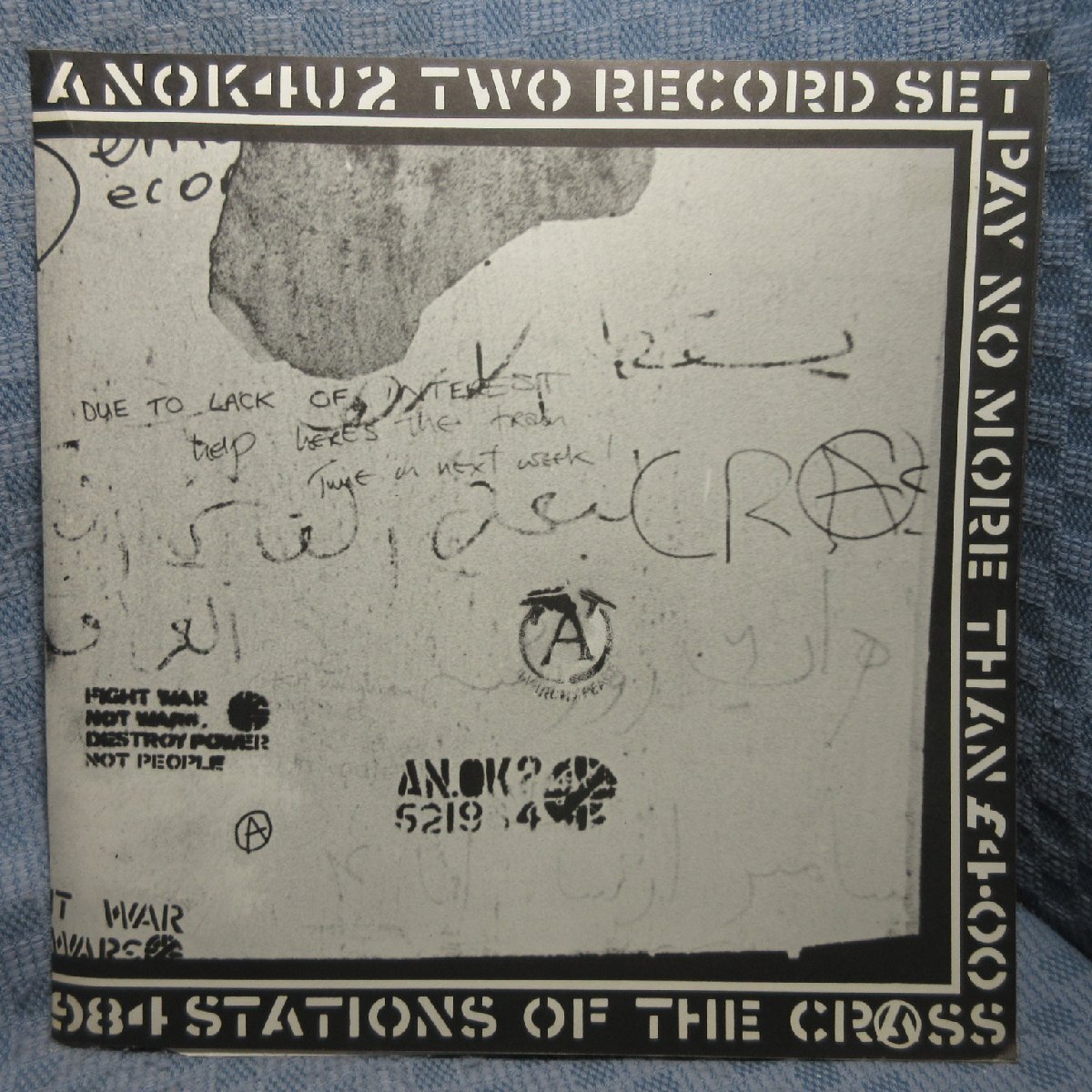 VA445●CRASS「Stations Of The Crass」12インチレコード(アナログ盤)輸入盤2枚組拍卖
