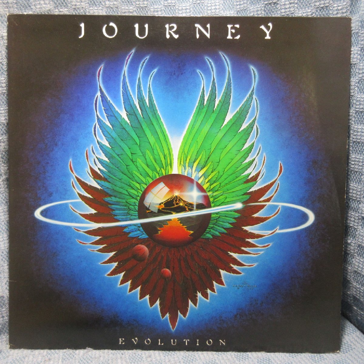 VA451●25SP1355 ジャーニー JOURNEY「エヴォルーション 銀嶺の翼 EVOLUTION」LPレコード(アナログ盤)拍卖