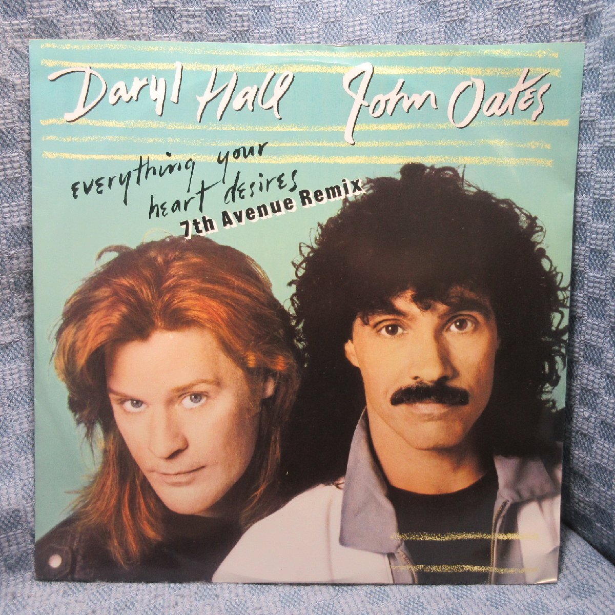 VA450●609 869 R ホール&オーツ DARYL HALL&JOHN OATES「EVERYTHING YOUR HEART DESIRES」12インチレコード(アナログ盤)輸入盤拍卖