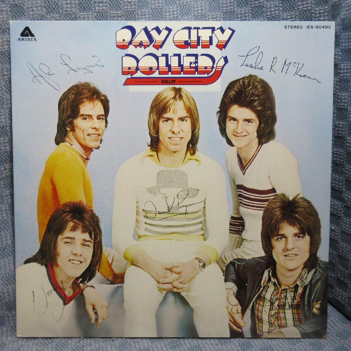 VA453●IES-80480 ベイ・シティ・ローラーズ BAY CITY RILLERS「エジンバラの騎士 ROLLIN'」LPレコード(アナログ盤)拍卖