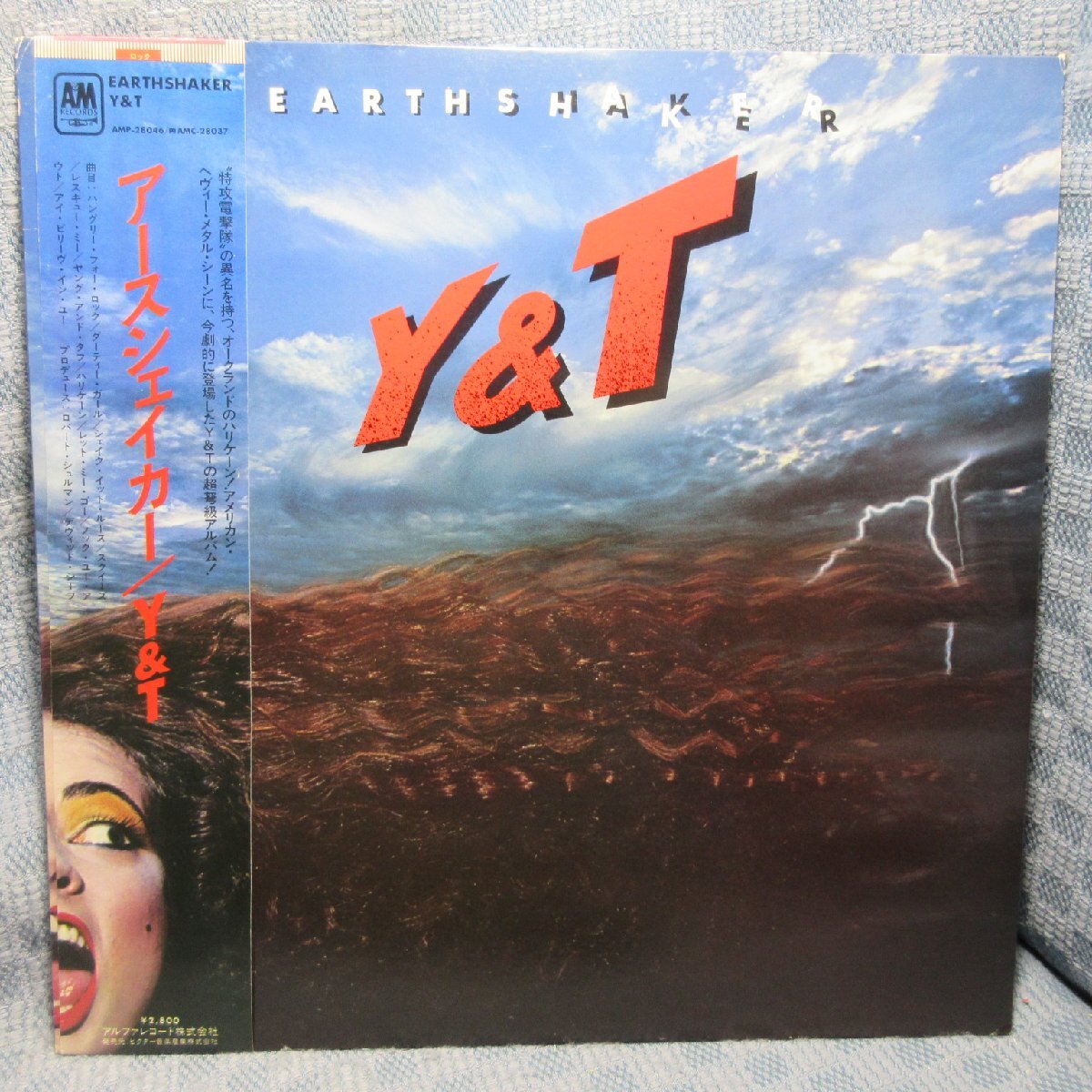 VA455●AMP-28046 Y&T「アースシェイカー EARTHSHAKER」LPレコード(アナログ盤)拍卖