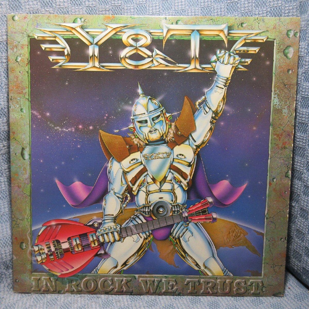 VA455●A&M SP5007 Y&T「IN ROCK WE TRUST」LPレコード(アナログ盤)輸入盤拍卖