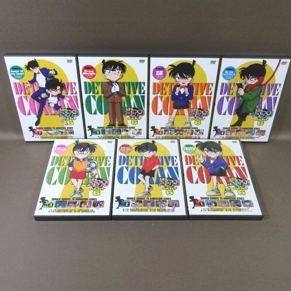 KA850●青山剛昌「名探偵コナン PART6 Vol.1~7」DVD全7巻セット拍卖