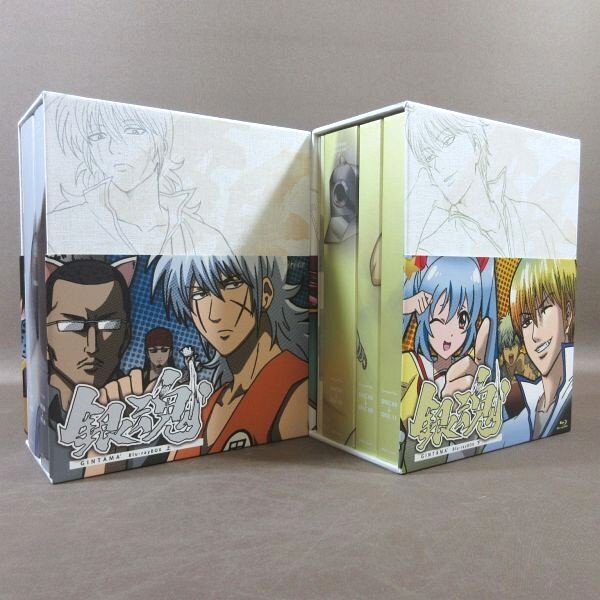 KA849●第2期「銀魂’ Blu-ray BOX 上・下 完全生産限定版」全2巻セット拍卖