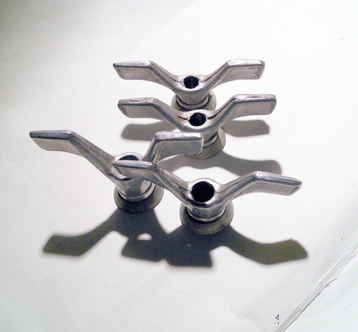 【ウイングナット】 1台分4個 アルミ製 中古品拍卖