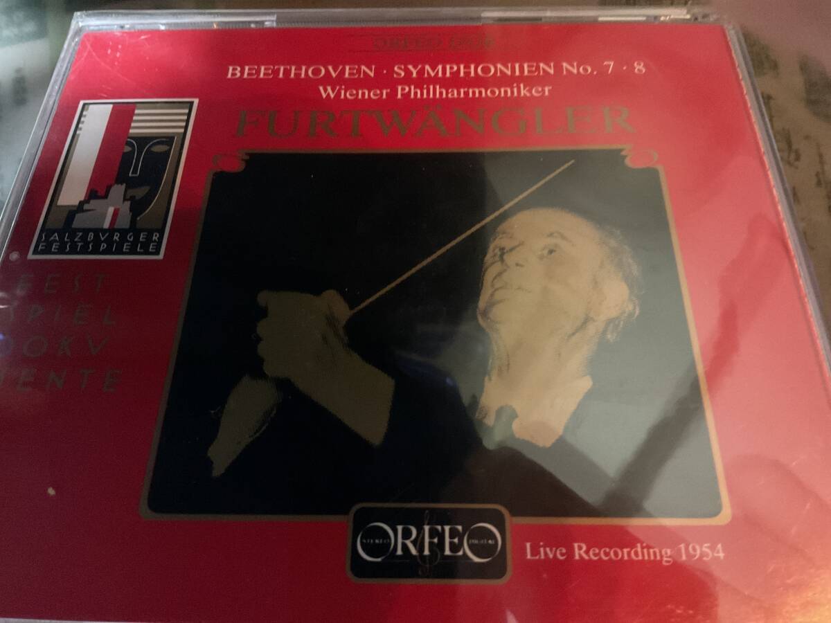 xフルトヴェングラー ベートーヴェン 交響曲第7・8 ウイーンフィル  1954拍卖
