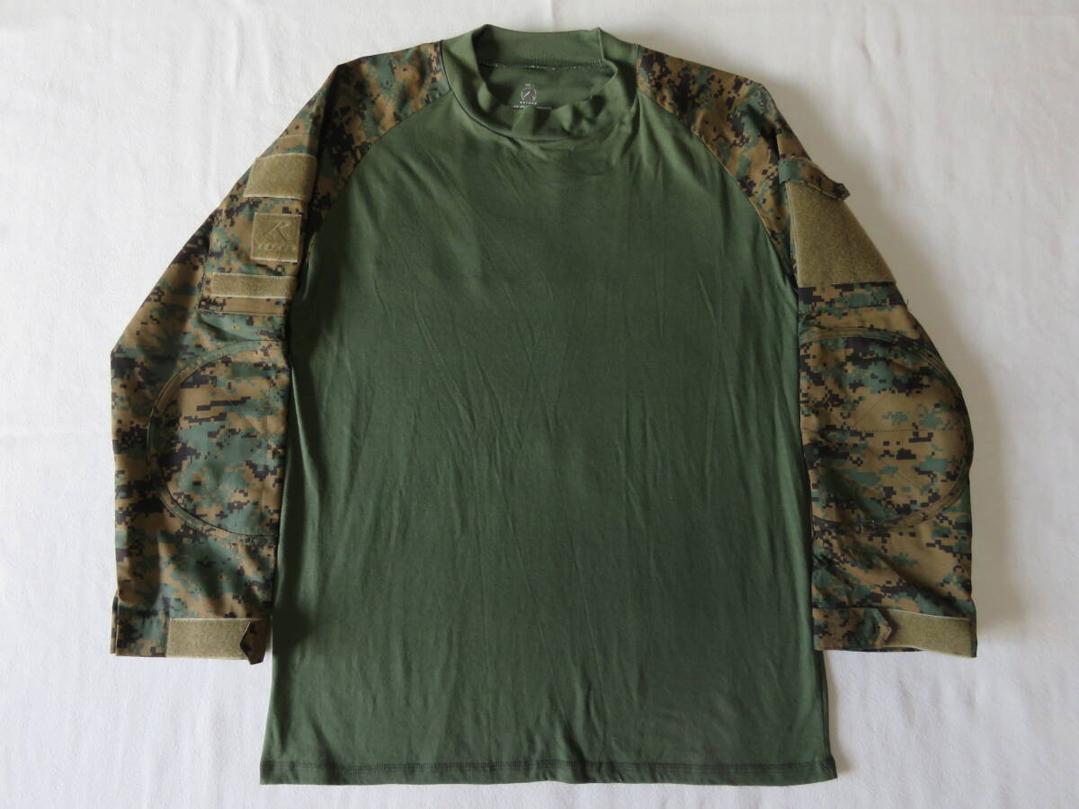 ROTHCO ロスコ コンバットシャツ ミリタリー マーパット 迷彩 米軍 レプリカ ロングスリーブシャツ 長袖 L拍卖