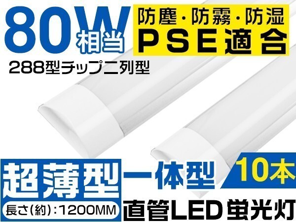 10本セット 進化版 LED蛍光灯 40W 80W相当 ベースライト 120㎝ 昼光色 6000K 独自の5G保証 明るさ2倍保証「WP-TKYT-Mx10」拍卖