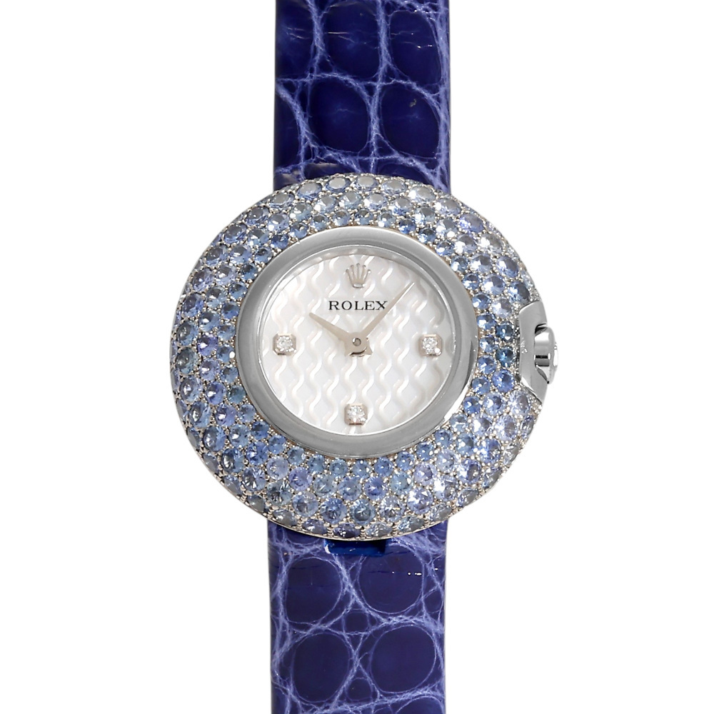 ロレックス ROLEX チェリーニ 6201/9SACI ホワイト文字盤 中古 腕時計 レディース拍卖