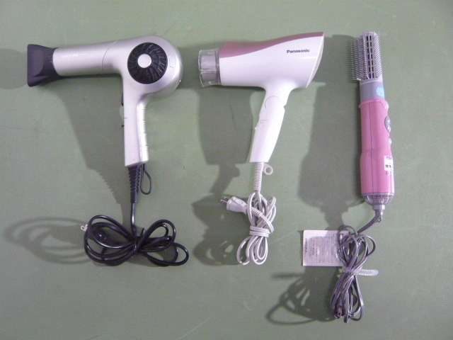 BA430◆コイズミ ドライヤー KHD-9440 パナソニック ドライヤー ナショナル 3点セット◆未使用、中古◆A拍卖