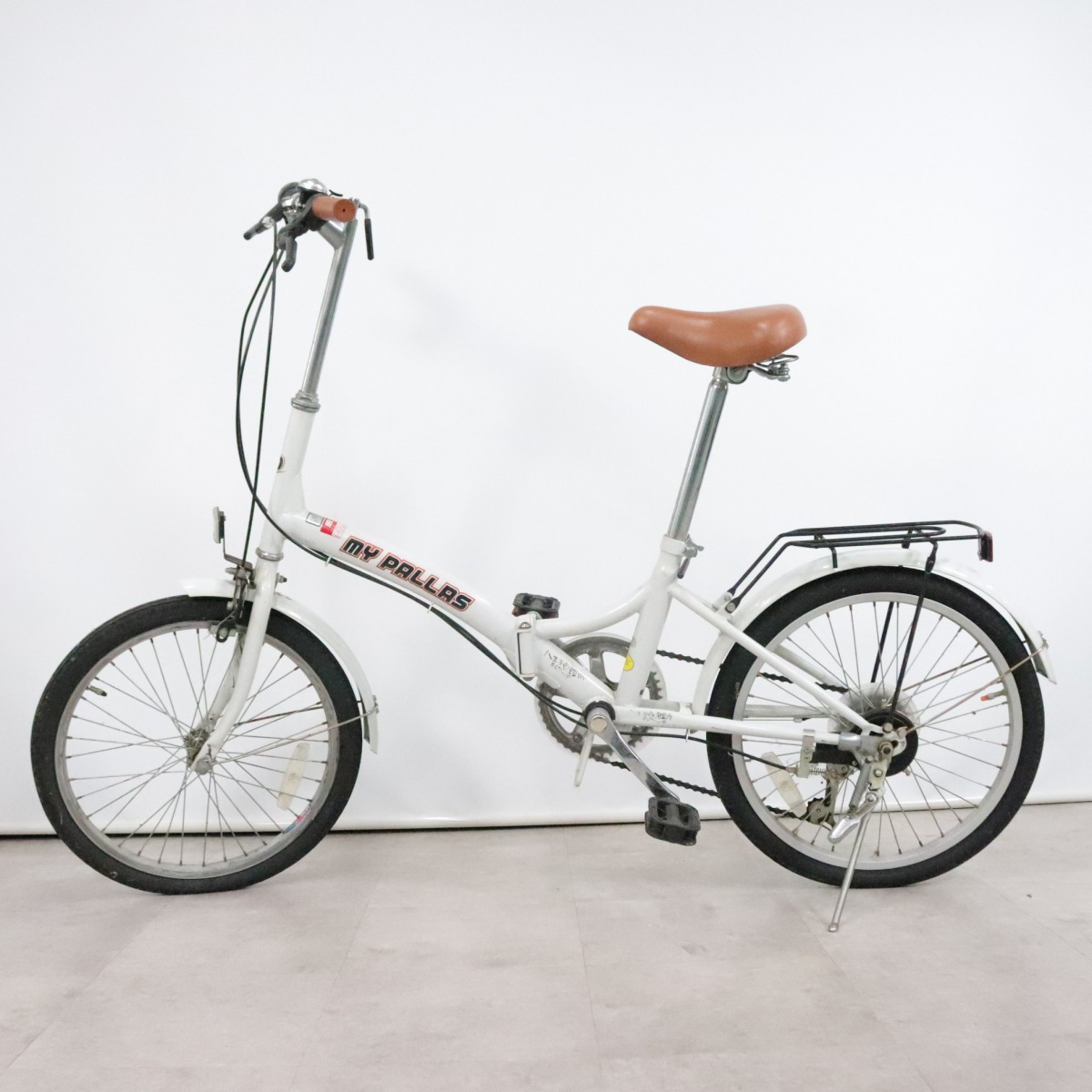 MYPALLAS マイパラス 折りたたみ自転車 サイクリング 20インチ ホワイト _MFU_C1027-F001拍卖