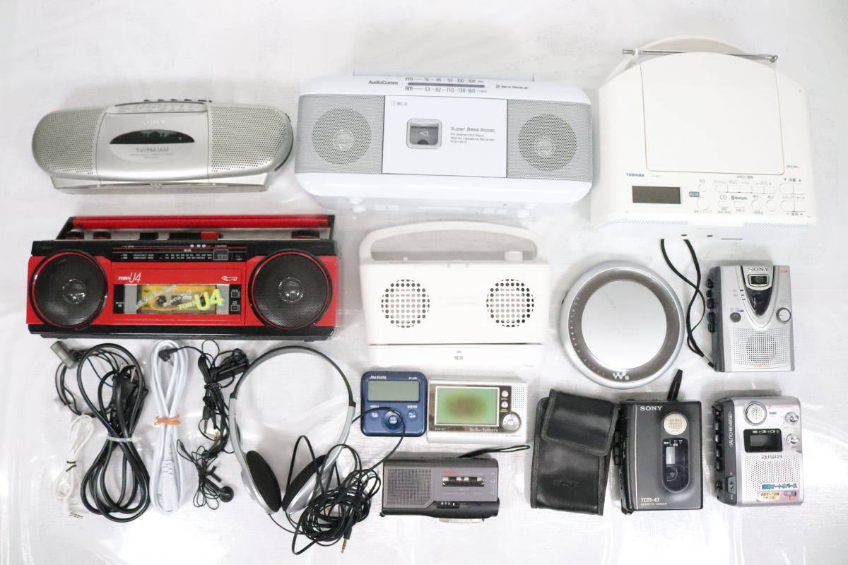 ★ポータブル機器まとめ / SONY M-727 ・ WALKMAN / SANYO MR-U4TII / TOSHIBA TY-ANC1 / 等 ラジカセ CDプレイヤー _LFU_C1015-F006拍卖