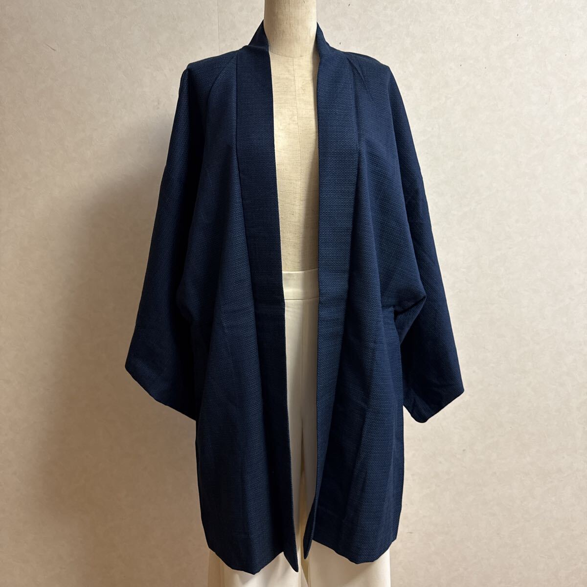 き106◯ 羽織 着物 アンティーク レトロ 紺 和装拍卖