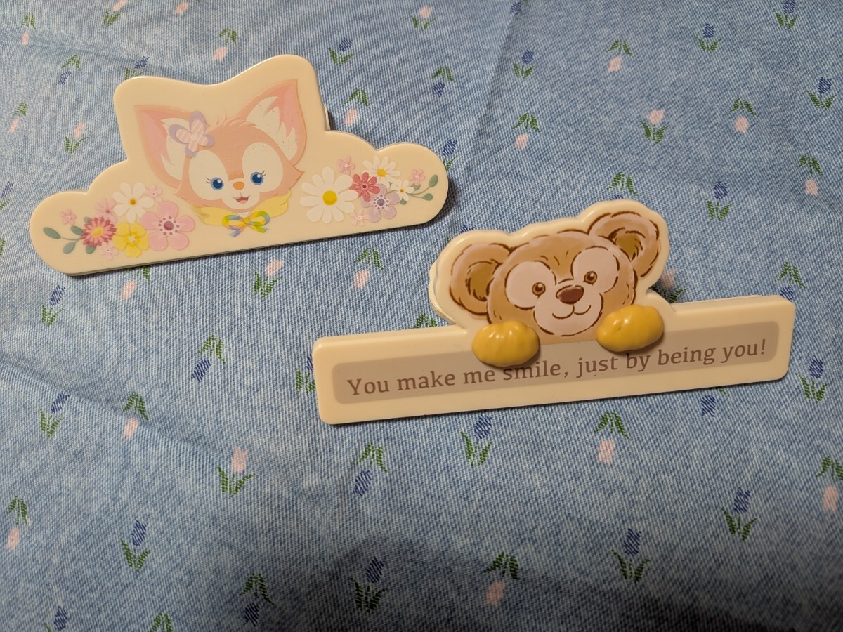 ダッフィー&リーナベルクリップ/ディズニーシー/disney拍卖