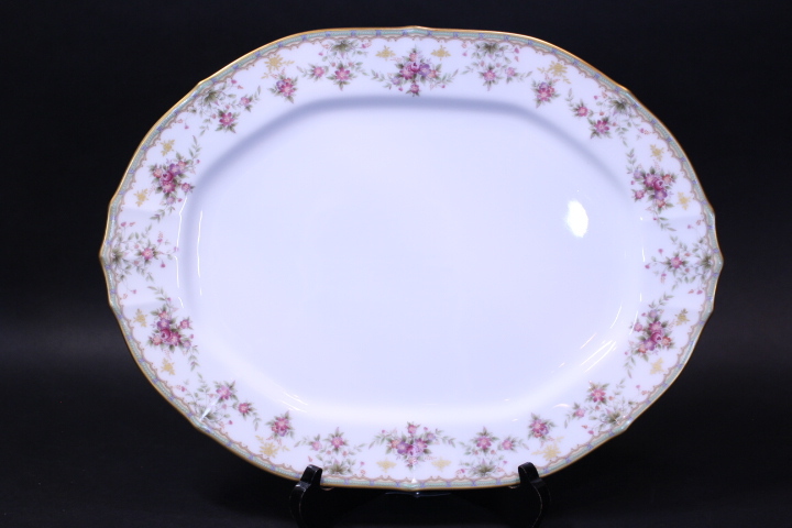 i-7291 Noritake ノリタケ ダイヤモンドコレクション 楕円プレート36センチ拍卖