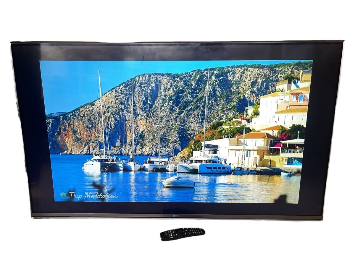 LG 55UH7500 55型 4K LED液晶テレビ 2016年製 リモコン付属 脚部欠品 B-CASなし 家電 大画面 店頭引取限定拍卖