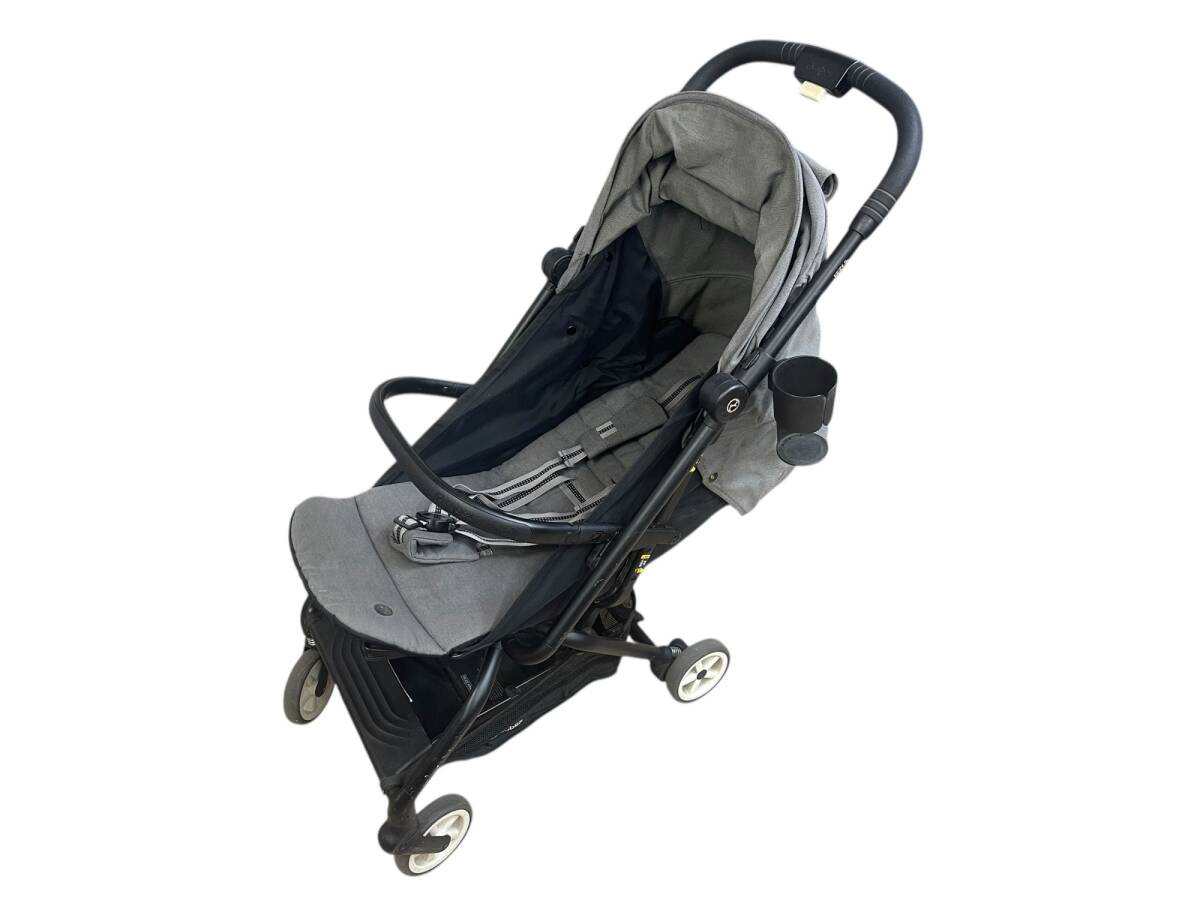 CYBEX Eezy S2 BLK JP B Soho Grey ベビーカー グレー系 本体のみ ランクC サイズ記載あり サイベックス コンパクト拍卖