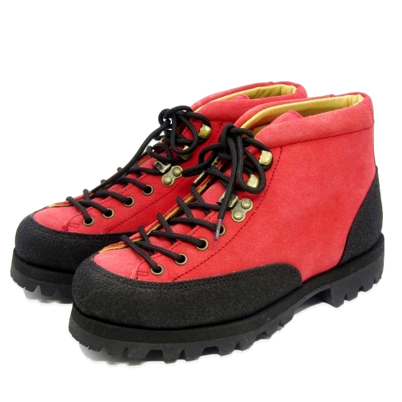 未使用 Paraboot パラブーツ UK5 YOSEMITE F 217536 ヨセミテ クレッターブーツ スエード ウィメンズ レディース 赤 レッド 35004824拍卖