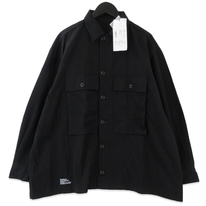 未使用 FreshService フレッシュサービス UTILITY FATIGUE SHIRT FSC251-20138 ユーティリティ ブラック 黒 M タグ付き 71013726拍卖