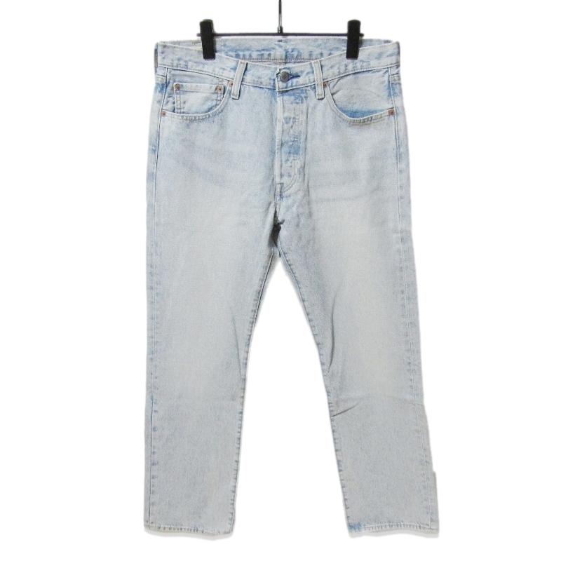 美品 Levi's リーバイス デニムパンツ PC9-00501-3589 501 オリジナルストレート ブルー 33 27111372拍卖