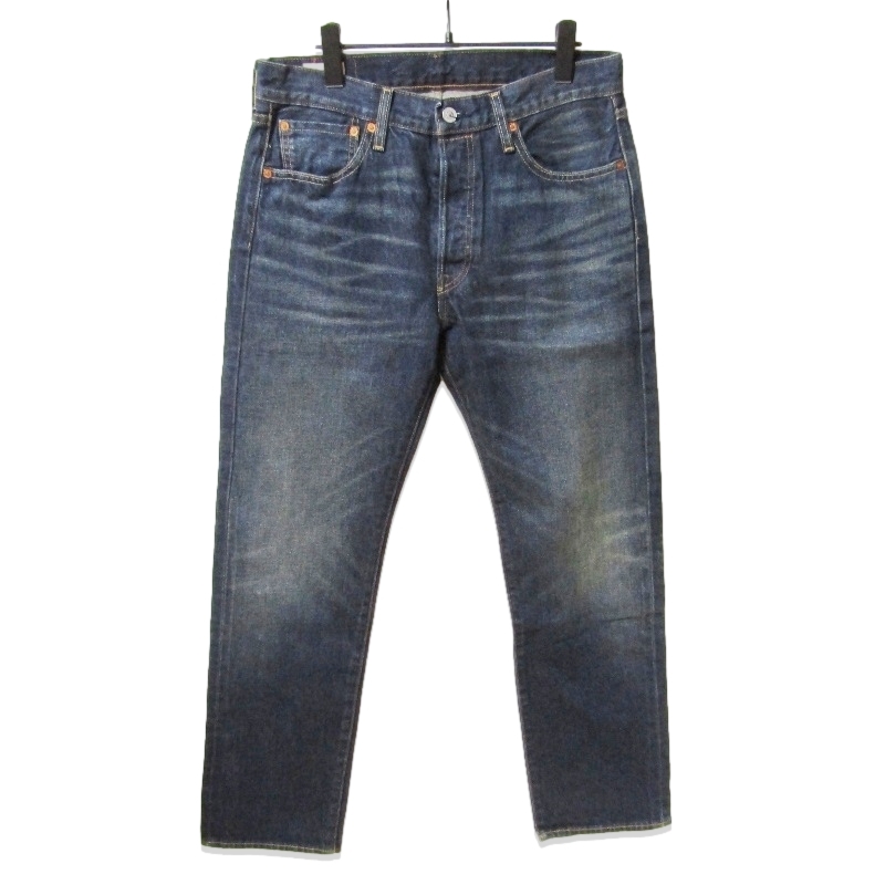 Levi's リーバイス デニムパンツ PC9-00501-3659 ストレート セルビッジ デニム SELVEDGE DENIM USED加工 赤耳 インディゴ 32 27111378拍卖