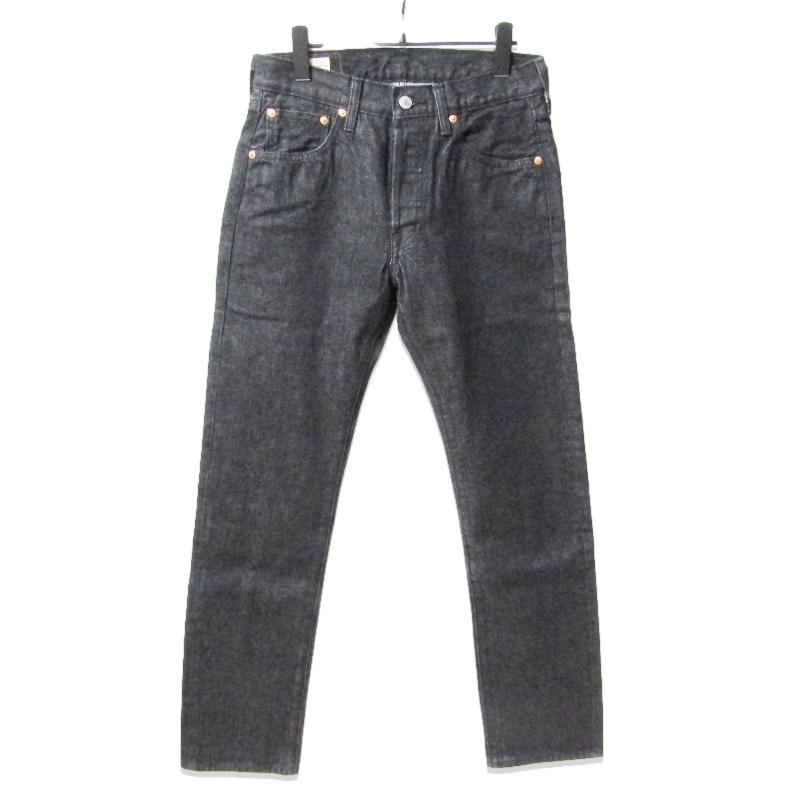美品 Levis リーバイス デニムパンツ PC9-00501-3654 501 ボタンフライ 赤耳 ストレート ブラック 黒 29 27111390拍卖