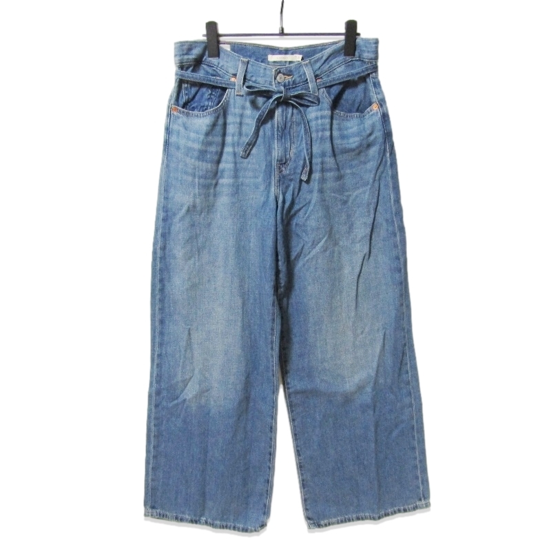 美品 Levis リーバイス デニムパンツ PC9-A8701-0009 XL STRAIGHT バギーパンツ インディゴ 27 27111401拍卖