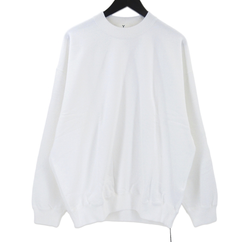 未使用 Y ワイ スウェット 165-5166306 コットン 日本製 ホワイト 白 L タグ付き 65008762拍卖