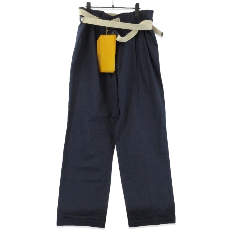 美品 MAISON EUREKA メゾンエウレカ VINTAGE REWORK CHINOS 70 リメイク チノ ワークパンツ ネイビー S 71013774拍卖
