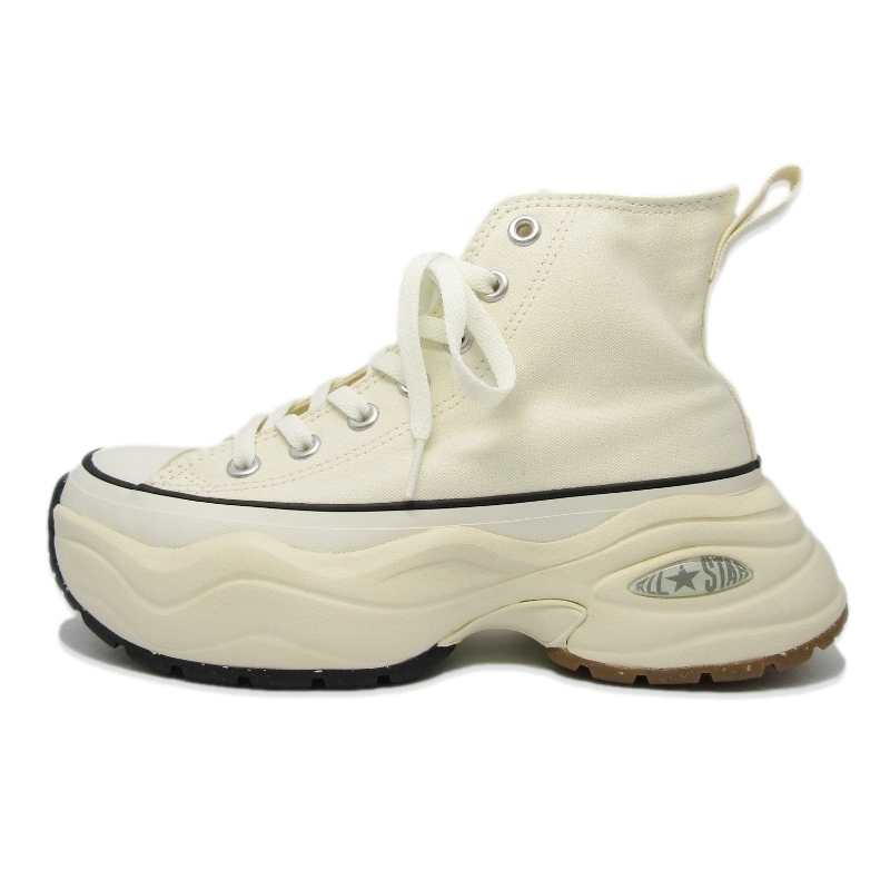 美品 CONVERSE コンバース 23cm ALL STAR R SURGETRAINER HI 31312402 オールスター サージトレーナー ウィメンズ オフホワイト 18001142拍卖