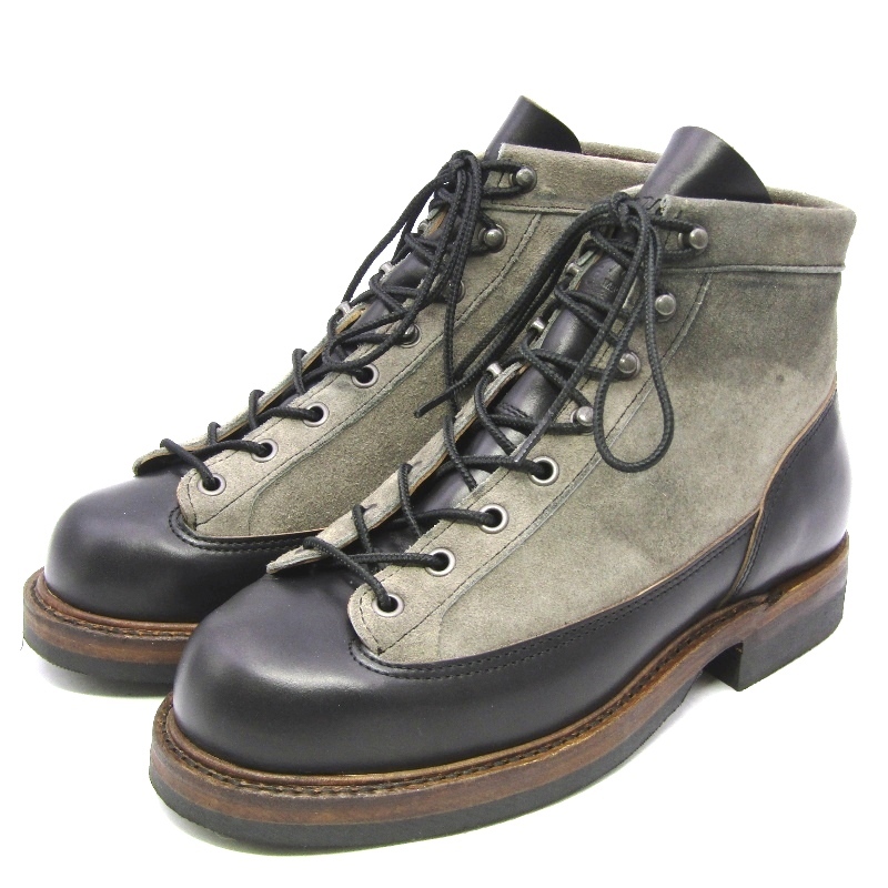 美品 Danner ダナー US6.5 24.5cm ビスマルク D214210 BISMARK ワークブーツ クロムエクセル ワックススエード ブラック/グレー 35004837拍卖