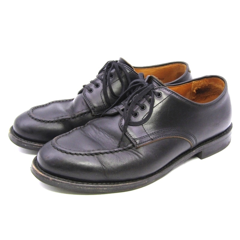 WHEEL ROBE ウィールローブ US8.5D 26.5cm Uチップ 15078 クロムエクセル HEAVY STITCHING MOC TOE ホーウィン ブラック 黒 35004835拍卖